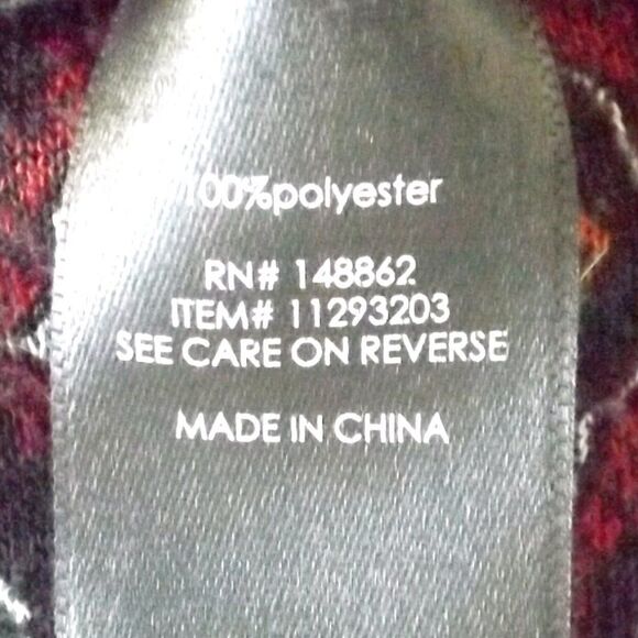 TORRID Cardigan, 2/2X Open Front Sweater, Diamond/Geo print, Polyester - Picture 8 of 11